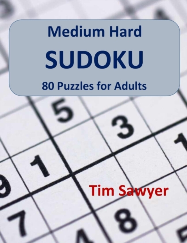 Medium Hard Sudoku av Tim Sawyer (Paperback)