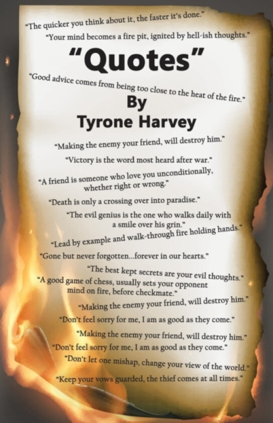 Quotes av Tyrone Harvey (Paperback)