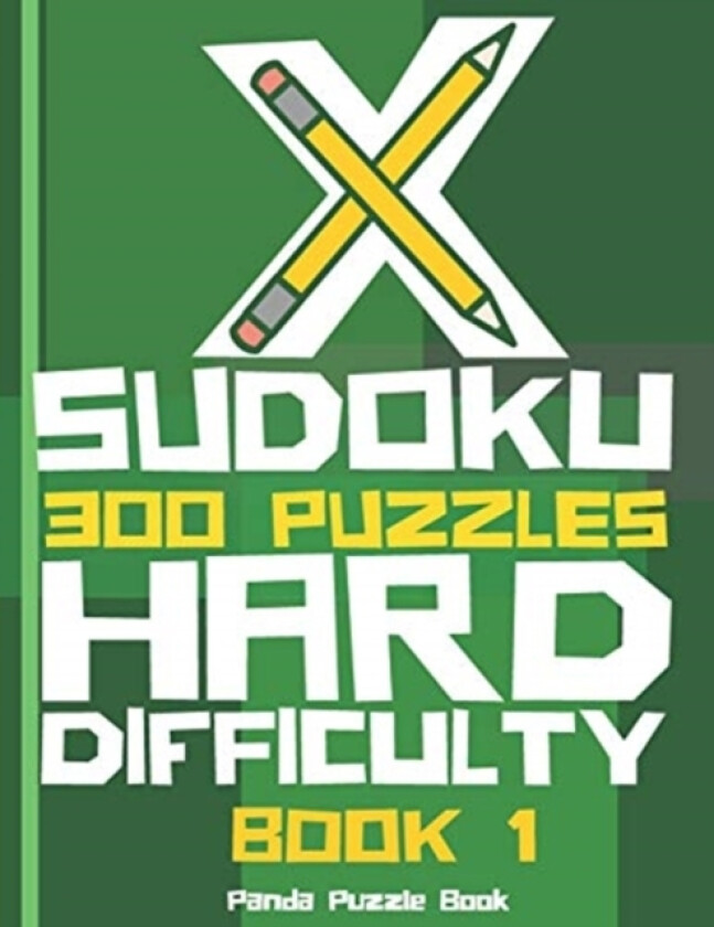 X Sudoku - 300 Puzzles Hard Difficulty - Book 1 av Panda Puzzle Book (Paperback)