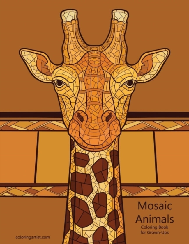 Mosaic Animals Coloring Book for Grown-Ups av Nick Snels (Paperback)