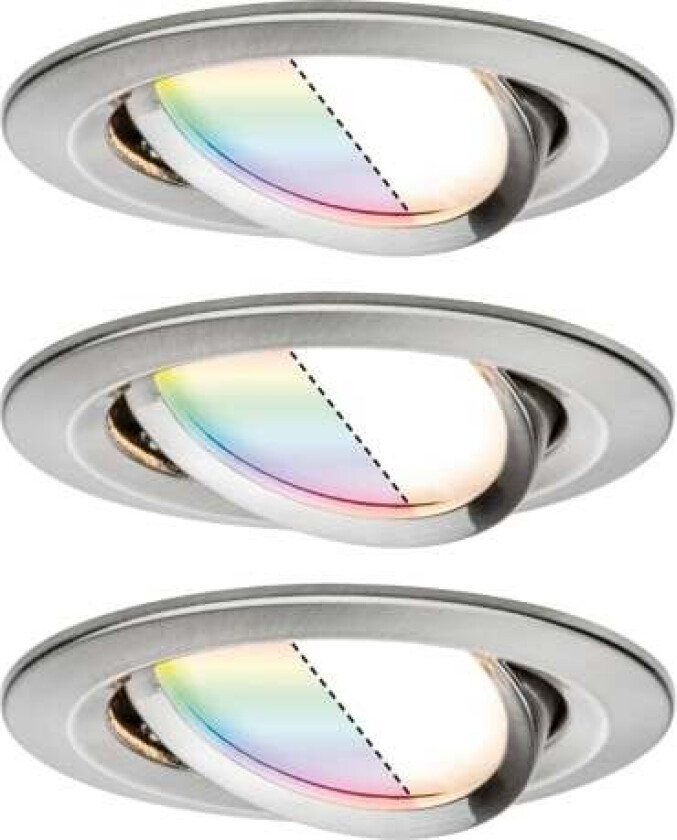 Nova Plus, Smartlyspunkt, Rustfritt stål, ZigBee, Integrert LED, Varm hvit, 2700 K