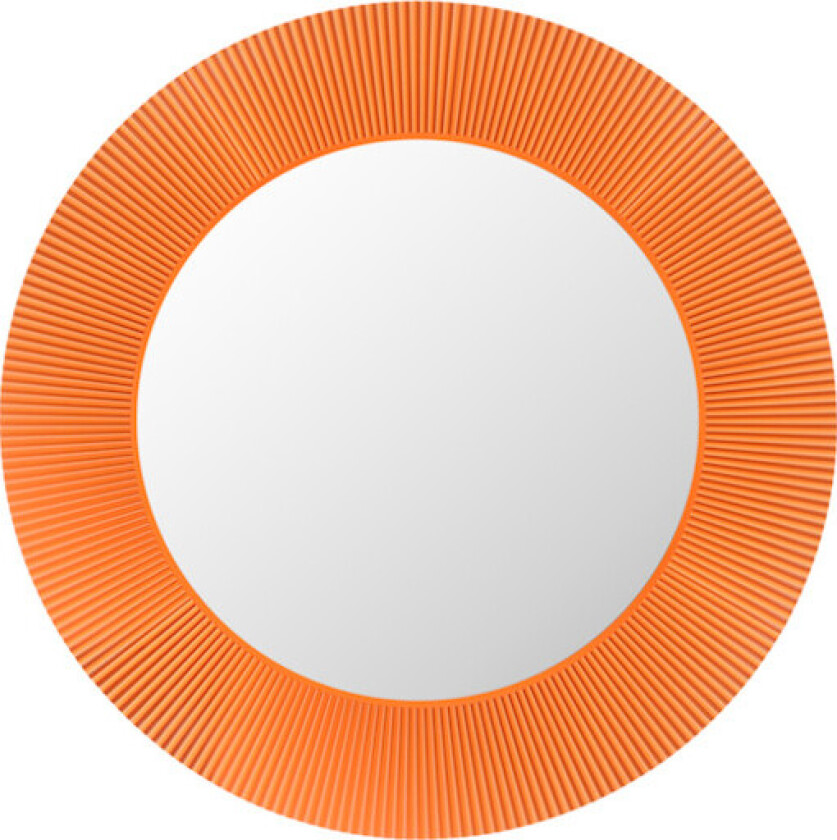 Kartell Laufen All Saints speil med lys, Ø78 cm, oransje
