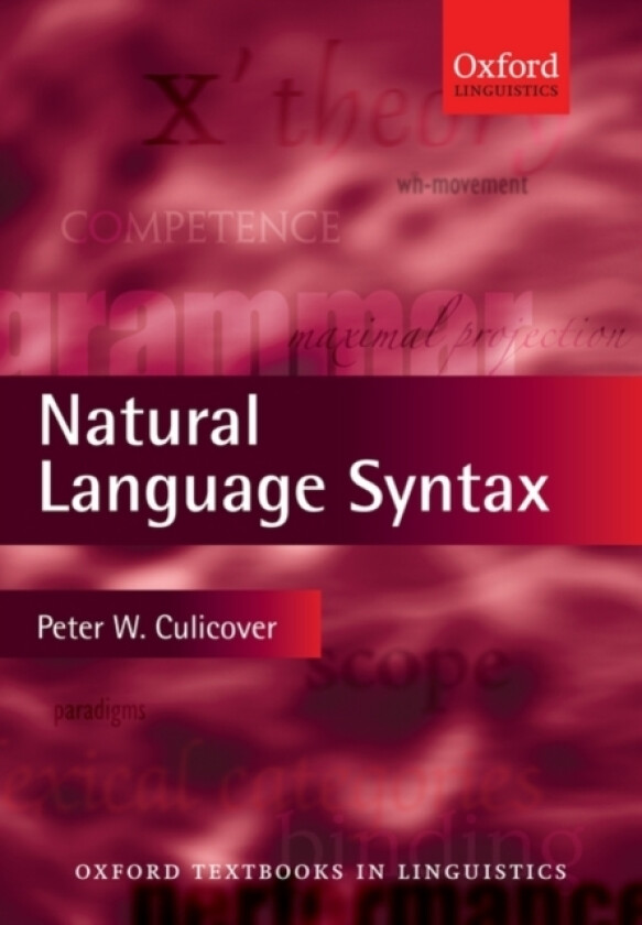 Natural Language Syntax av Peter W. Culicover (Paperback)
