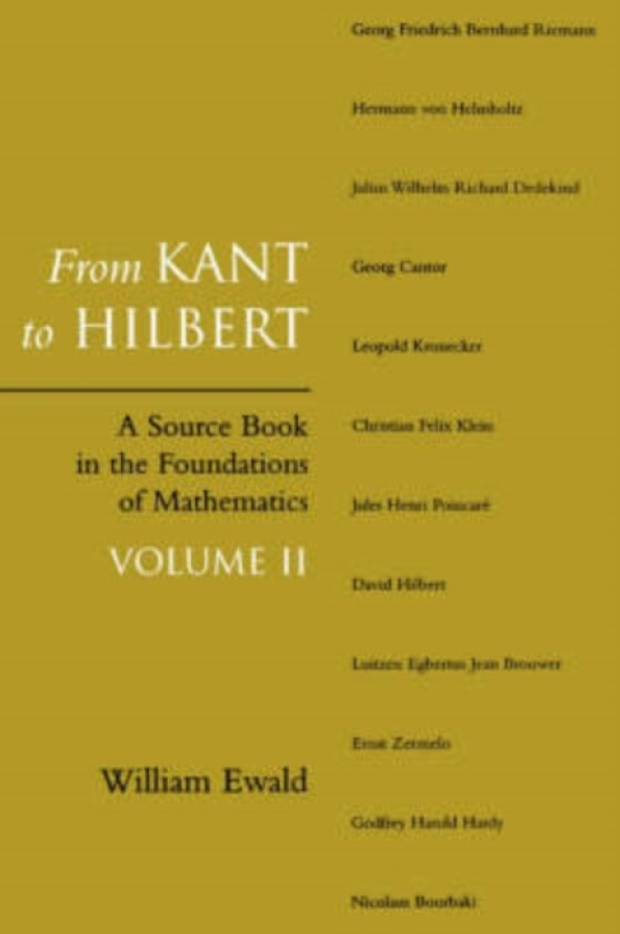 From Kant to Hilbert Volume 2 av William Bragg Ewald (Paperback)