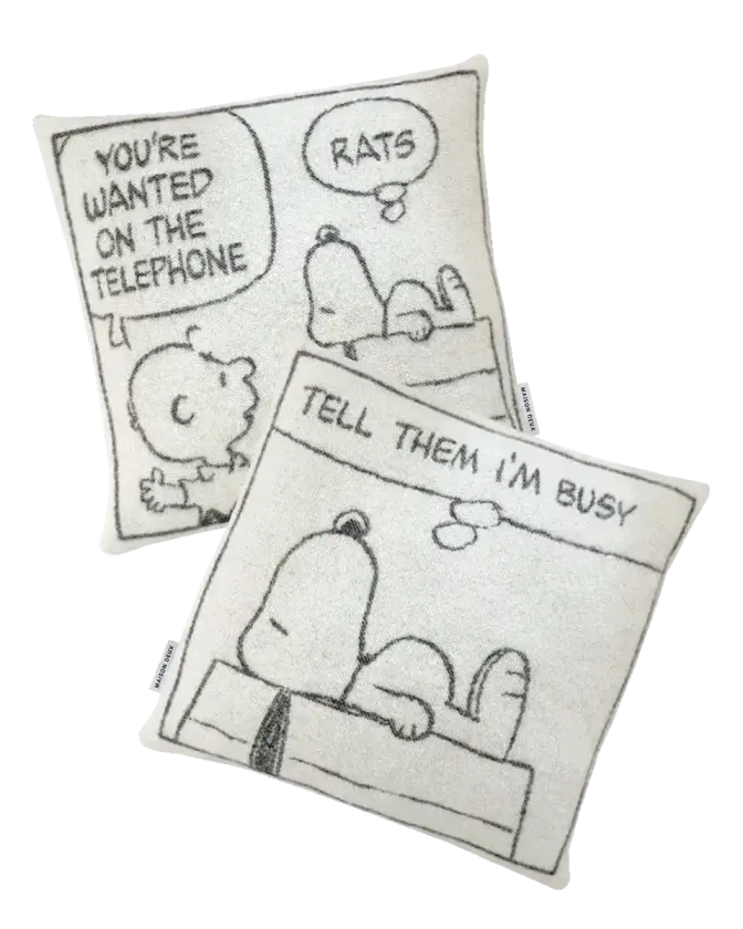 Peanuts Putetrekk Comic Busy Sett á 2
