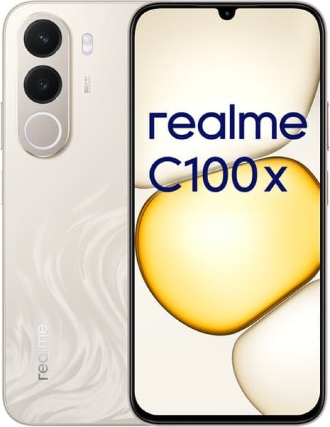 realme C100x smarttelefon 4/256GB (lys gull)