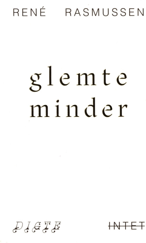 Glemte minner | René Rasmussen | Språk: Dansk