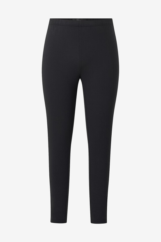 Ankellange leggings - Svart
