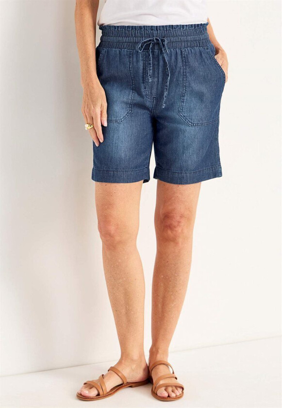 Shorts i vasket denim Jade 36