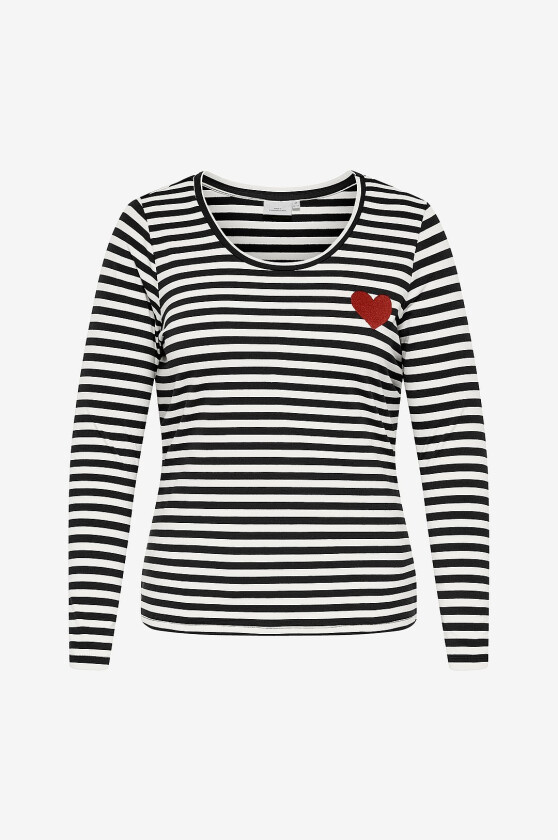 Topp Carbodil L/S O-Neck Blouse Jrs - Svart