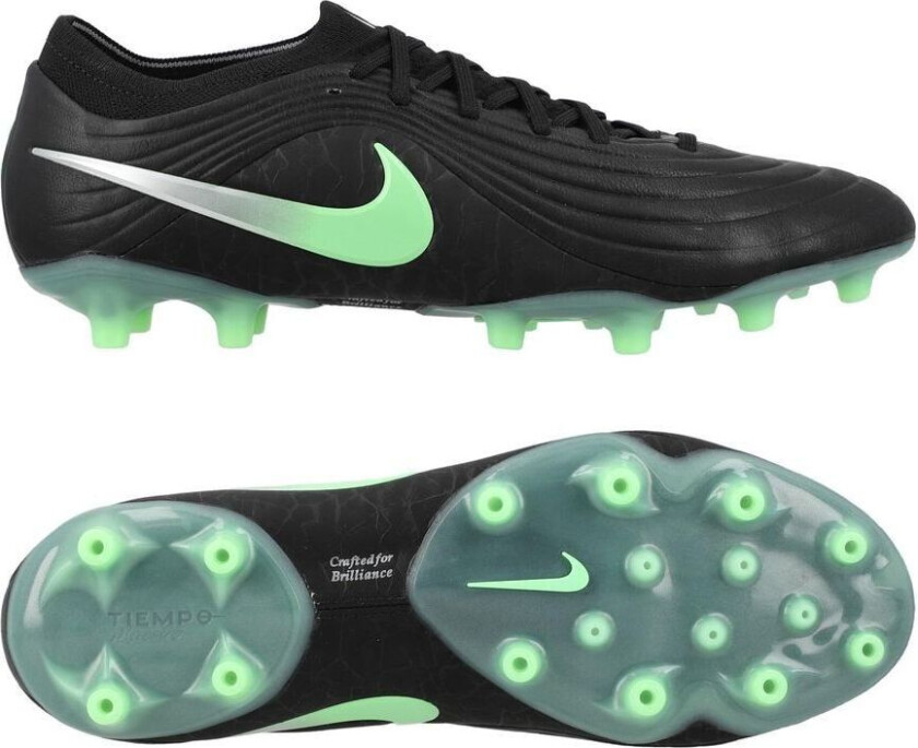 Tiempo Maestro Elite AG-PRO Shadow - Svart/Illusion Green FORHÅNDSBESTILLING - Kunstgress (AG), størrelse 44