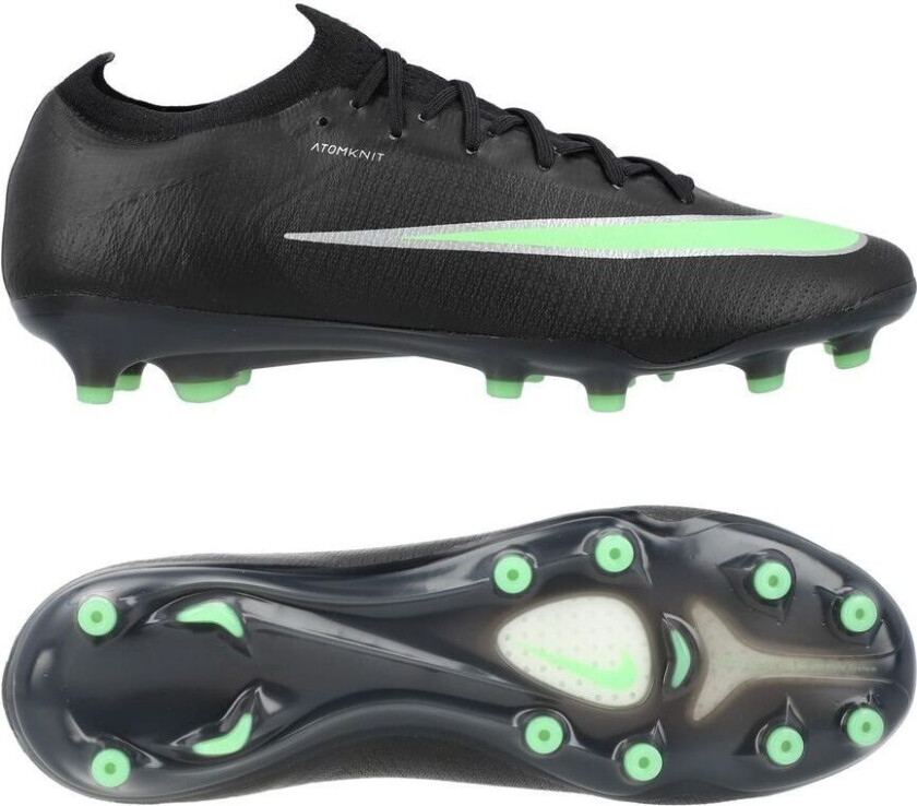 Mercurial Vapor 17 Elite AG-PRO Shadow - Svart/Illusion Green FORHÅNDSBESTILLING - Kunstgress (AG), størrelse 47½