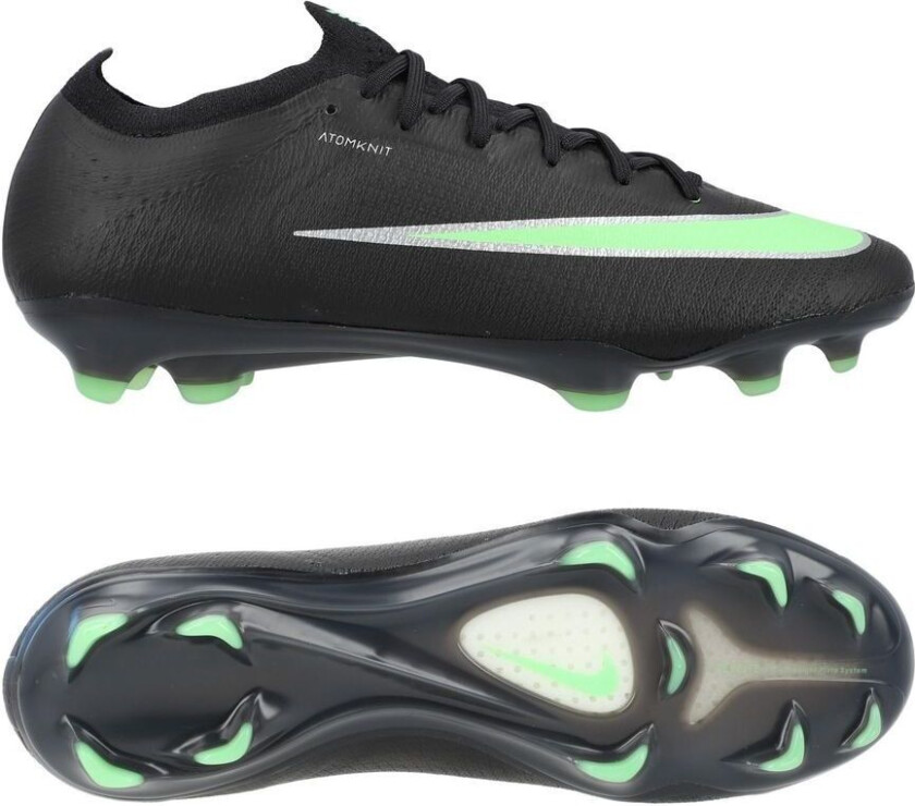 Mercurial Vapor 17 Elite FG Shadow - Svart/Illusion Green FORHÅNDSBESTILLING - Gress (FG), størrelse 43