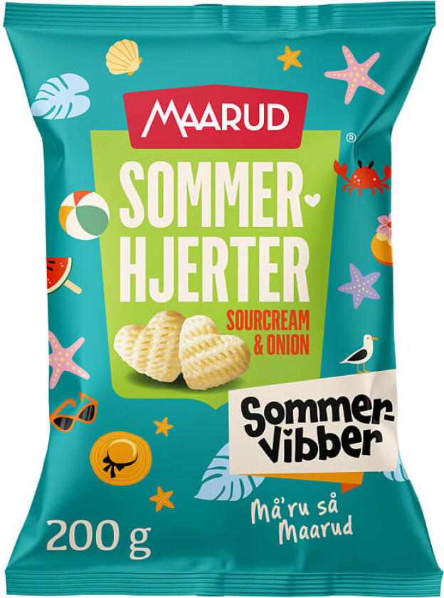 Sommerhjerter 120g