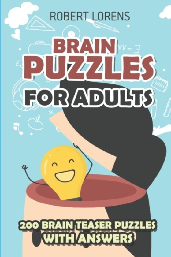 Brain Puzzles for Adults av Robert Lorens (Paperback)