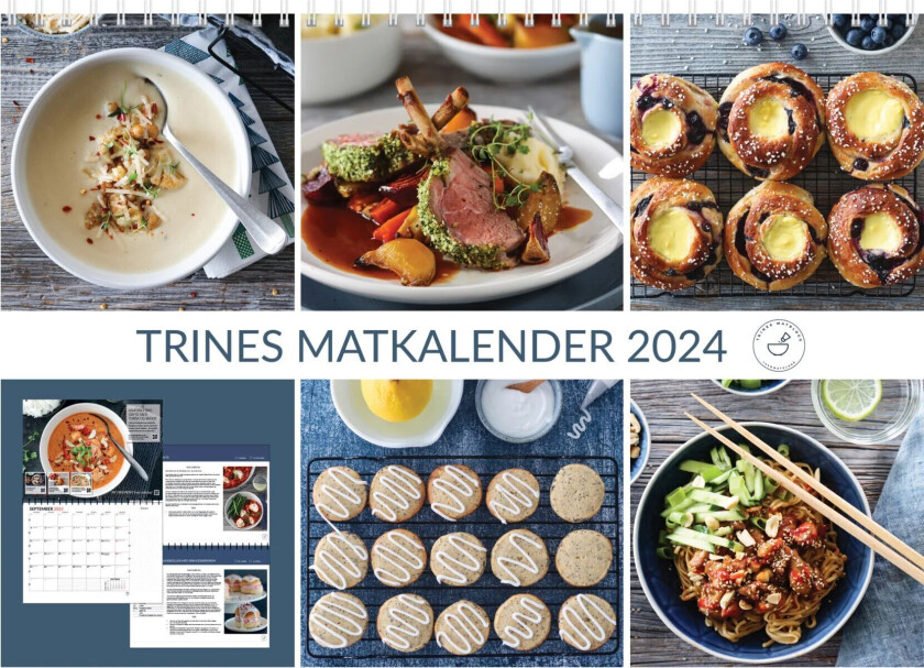 Kalender 2024 7.sans Trines Matkalender av Trine Sandberg