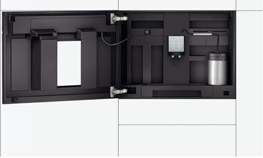 CTL636ES1 - Automatisk kaffemaskin - innebygd med cappuccinatore - 19 bar - rustfritt stål / svart