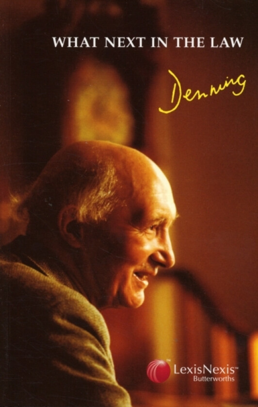 What Next In The Law av Alfred Denning (Paperback)