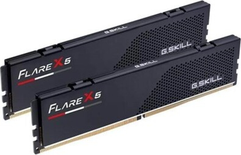 G.Skill Flare X5 - DDR5 - sett - 32 GB: 2 x 16 GB - DIMM 288-pin lav profil - 6000 MHz / PC5-48000 - CL30 - 1.35 V - ikke-bufret - ikke-ECC - matt sv