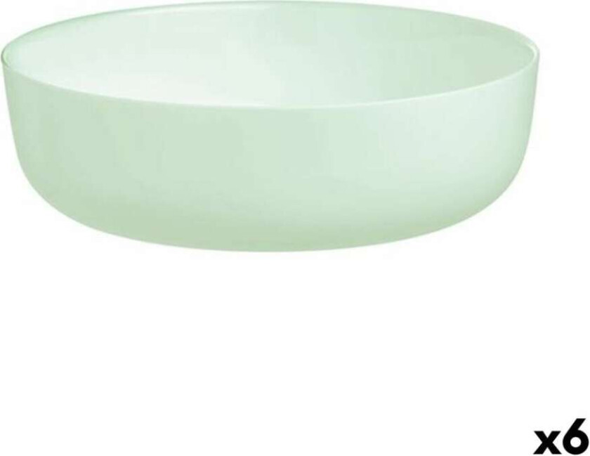 Salatbolle Luminarc Diwali Paradise Grønn Glass 22 cm (6 enheter)