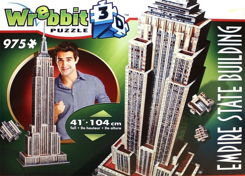 3D-puslespill Empire State Building Wrebbit