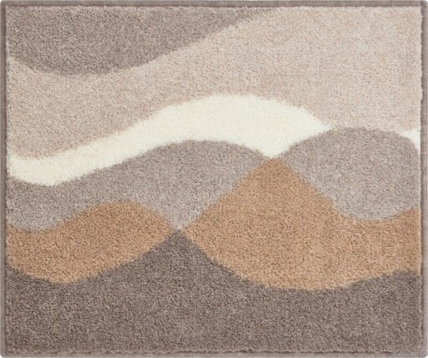 Hills baderomsmatte, 55x65 cm, beige