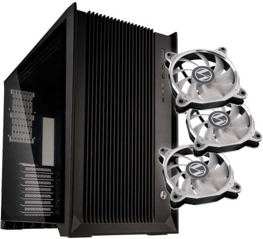 PC-O11 Air RGB - Kabinett - Miditower - Svart