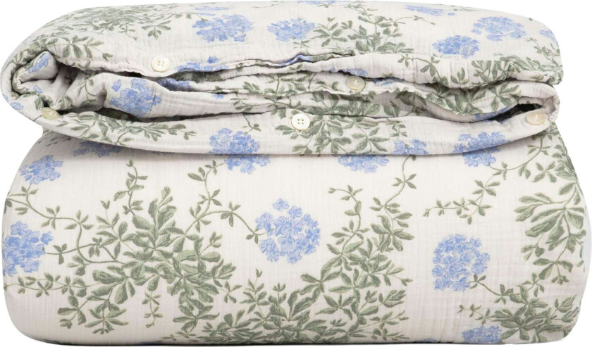 Plumbago Muslin Duvet Cover Single 150x210 Cm - Dynetrekk Bomullsmuslin Blå - GF120281-4400-2319GL