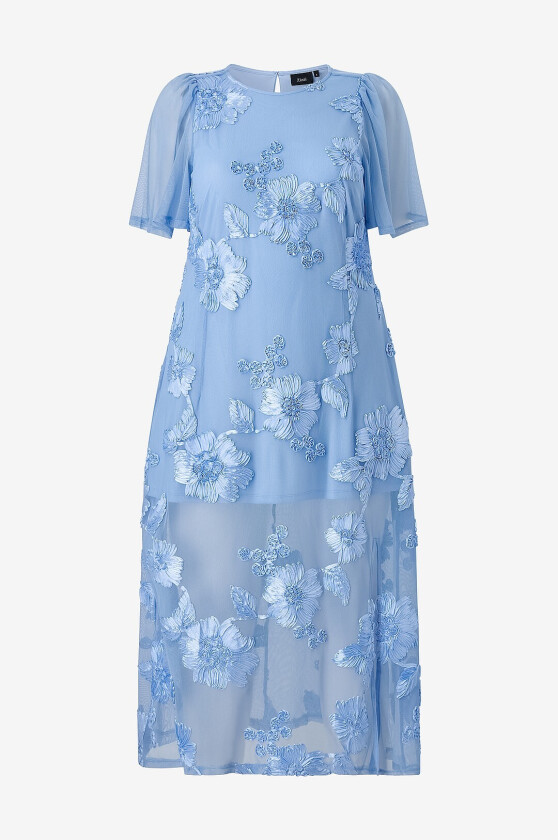 Maxikjole mJacquline S/S - Blå