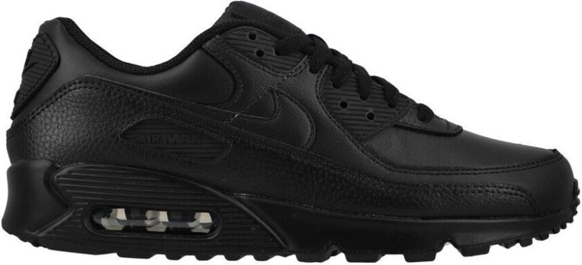 Sneaker Air Max 90 Skinn - Svart, størrelse 45½