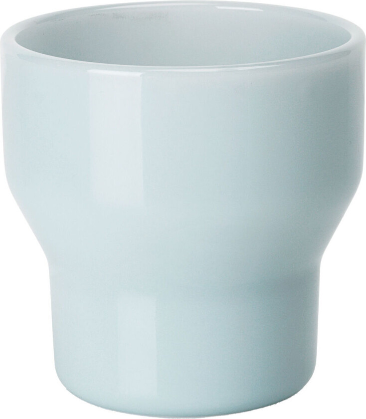 Milk Drinking Glass Blue Fog