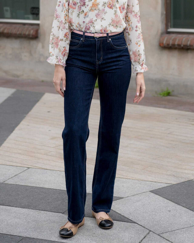 Jeans Hana 1016 , 27/30, Jeans Blå 27/30
