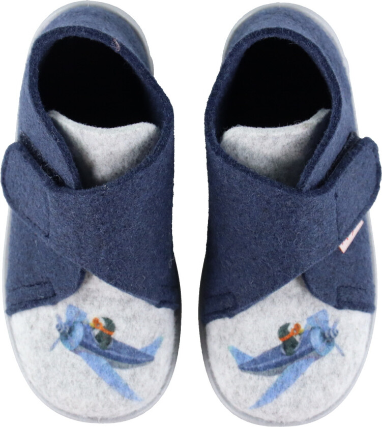 Tøfler - Happy Octi - Blue/Grey - - 28 - Tøfler