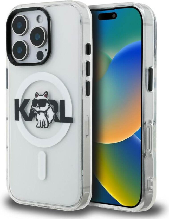 IML Choupette Sketch Logo MagSafe-etui til iPhone 16 Pro – gjennomsiktig