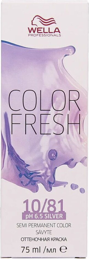 Wella Color Fresh 10/81 Lightest Pearl Ash Blonde 75ml