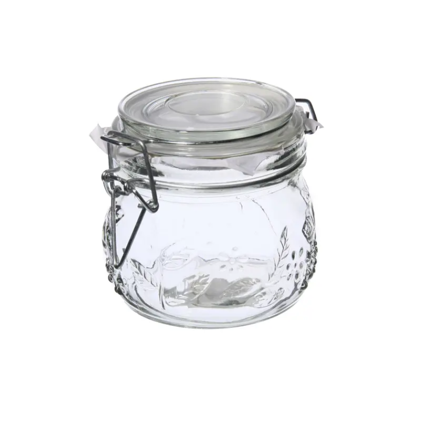 Syltetøyglass med vippelokk 0,5 L