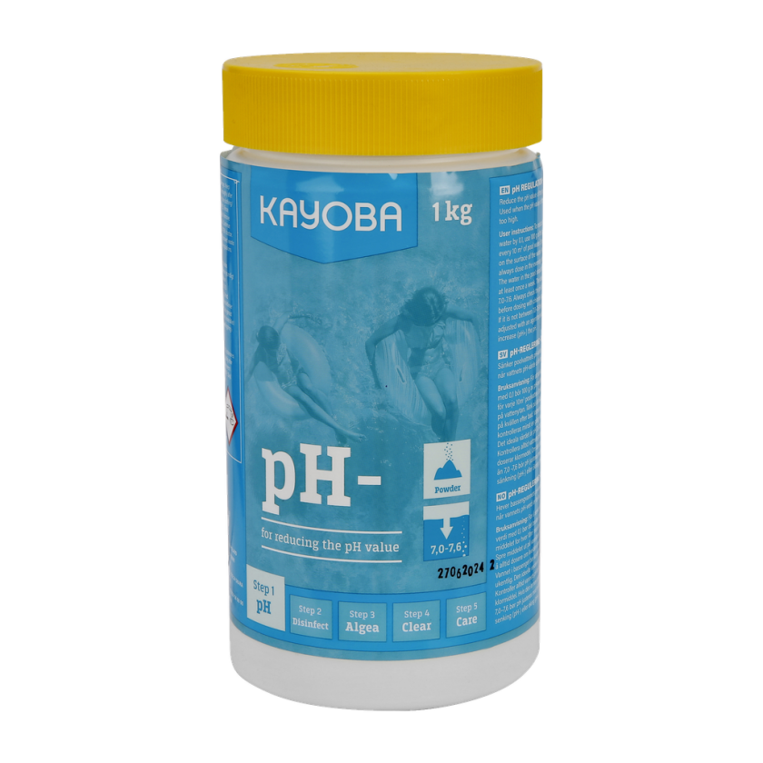 pH-regulering for basseng 1 kg