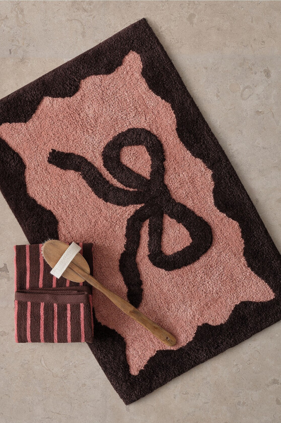Badematte Bow - Brun