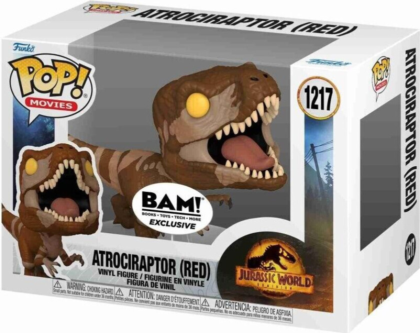 Funko Pop Movies: Jw3 - Atrociraptor (red)