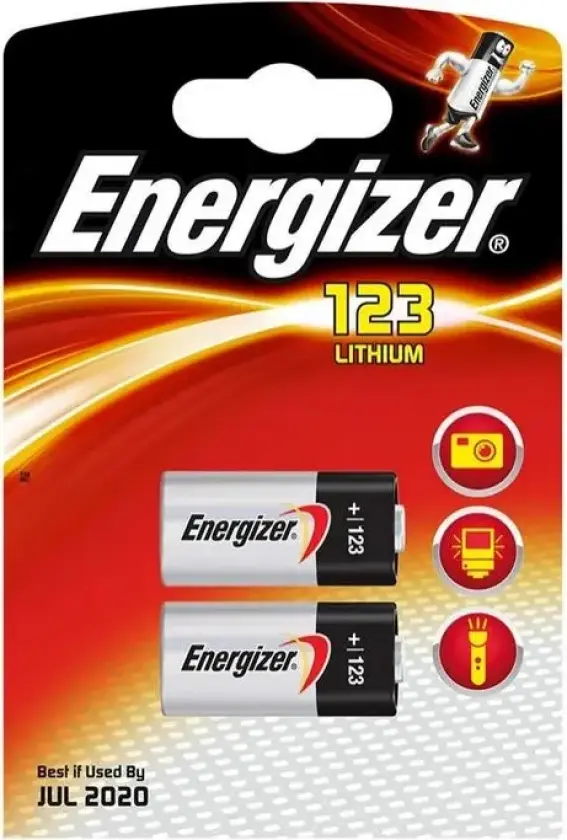 Bilde av Lithium Fotobatteri 123, 3 V, 2-pakning