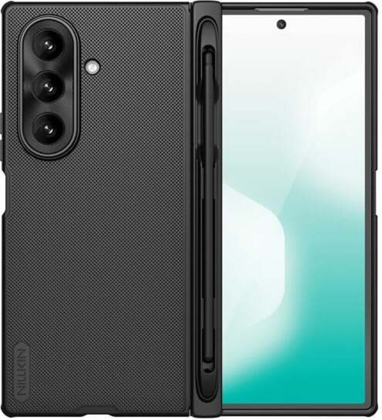 Super Frosted Shield Fold Case for Samsung Galaxy Z Fold 7 with S Pen Slot - Black