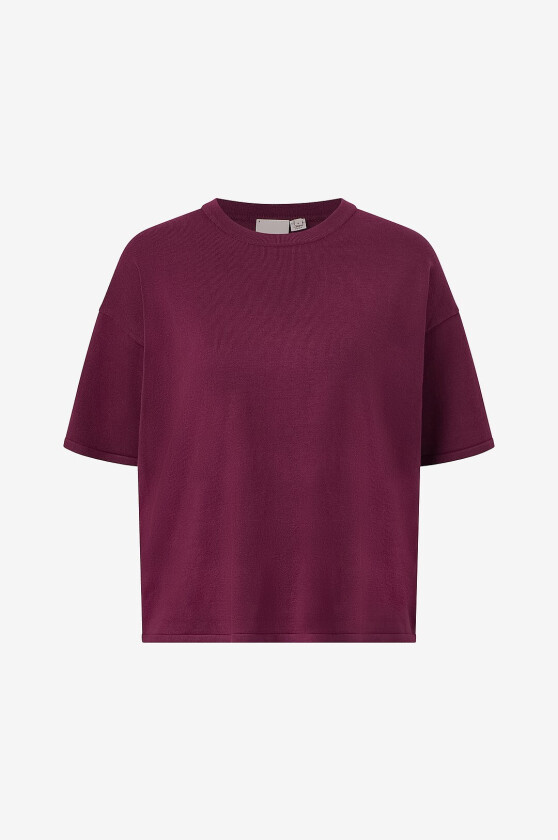 Genser Ihluls Loose Ss - Rød