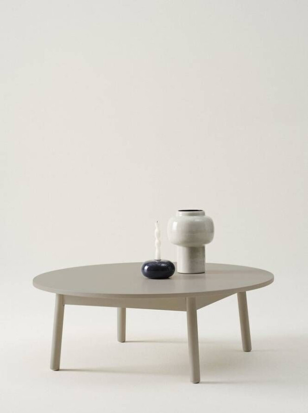 sofabord diameter 100 cm Greige