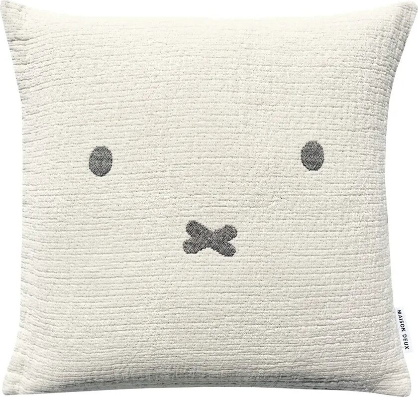 Miffy Cushion - Black - White - 50X 50CM