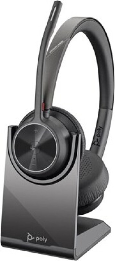 Voyager V4320 Teams Charge Stand Hodesett Usb-a Optimert For Ms Teams Stereo