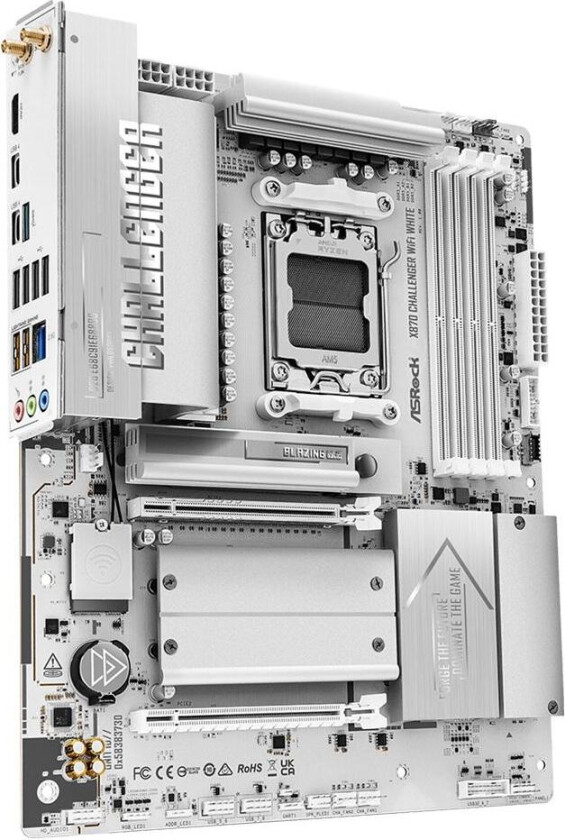 X870 Challenger WiFi White AM5 ATX HDMI/USB-C