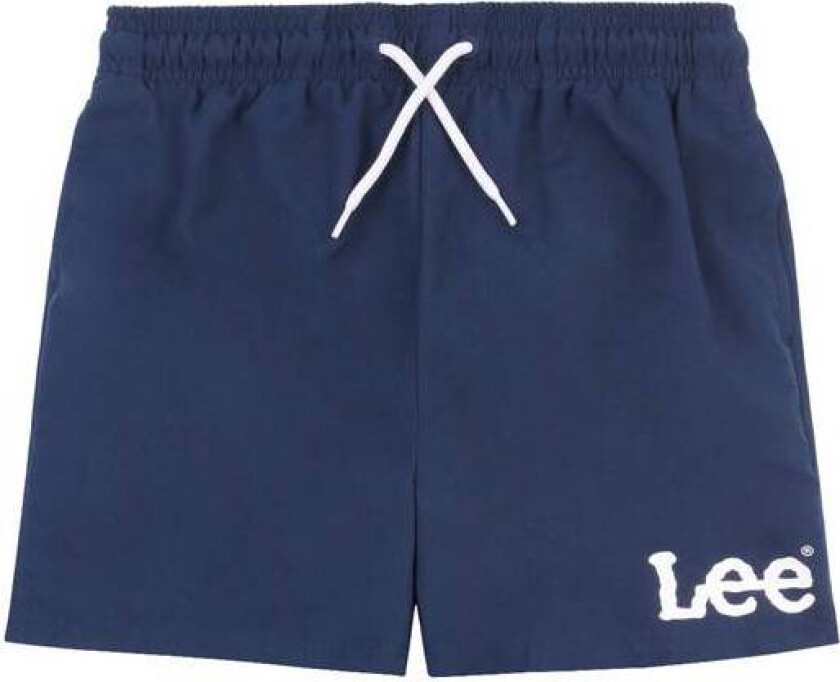 Wobbly Graphic Badeshorts Til Barn, Navy Blazer