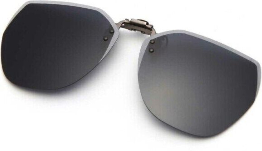 Metallklipp -på solbriller for briller - svart