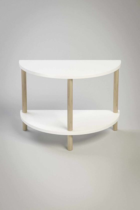 Sofabord Hanah Home Peka Cube (60 x 42 x 30 cm) Hvit - Hvit