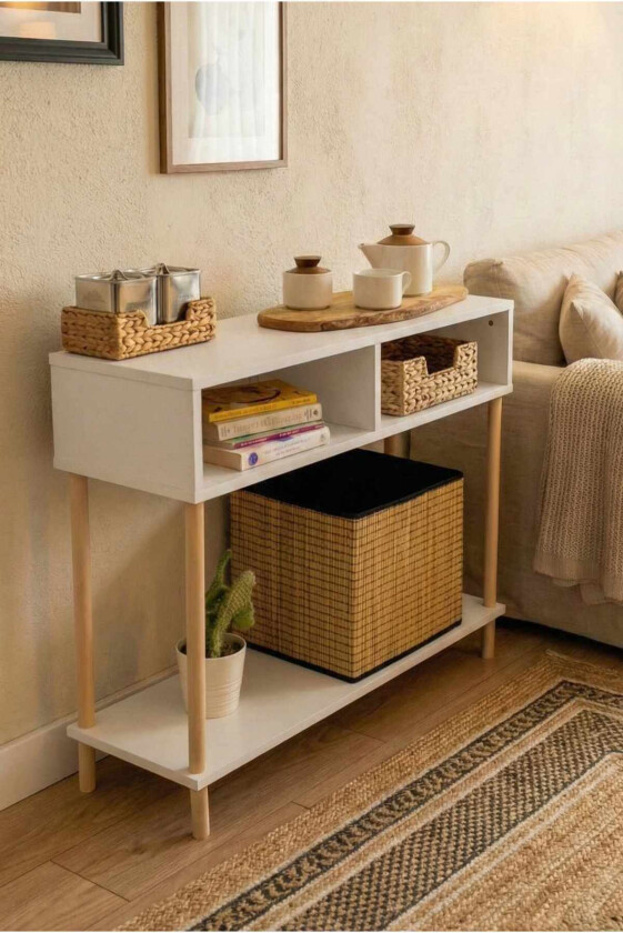 Skjenk Hanah Home Peka Sideboard (90 x 75 x 30 cm) Hvit - Hvit